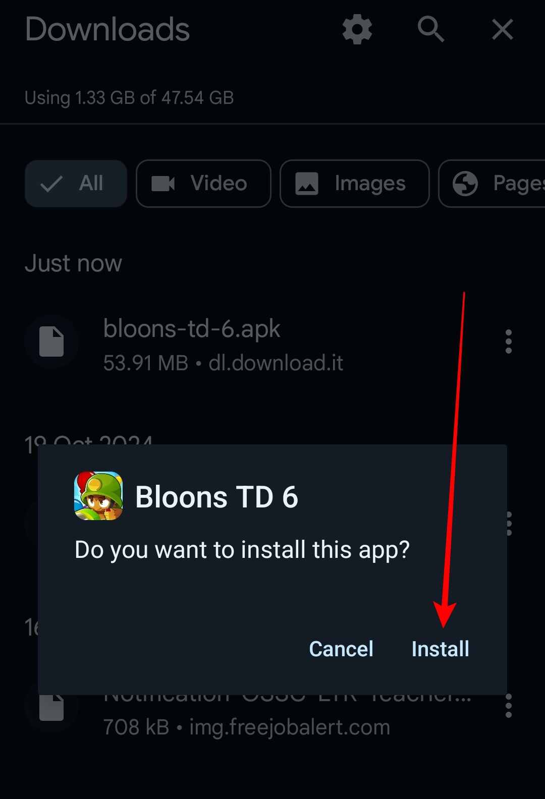 Install Bloons TD 6